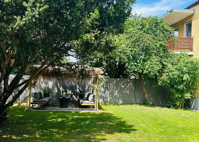 Διαμέρισμα Kj Bis 10p-zentral-garten-wifi-parken-grill *